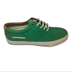 POLO Ralph Lauren Vance Side Lace Canvas Sneaker Teal Green Men